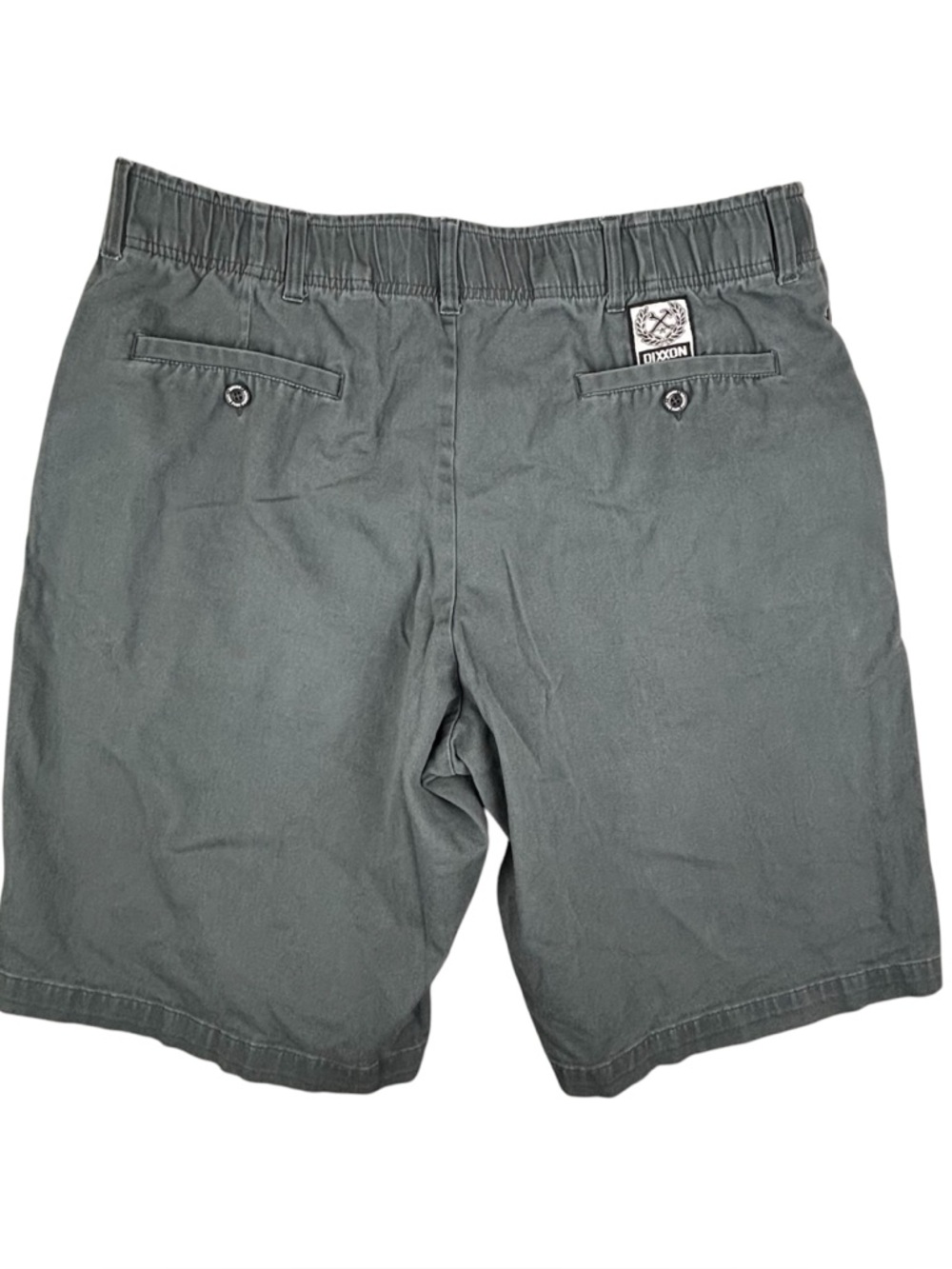 Dixxon Flannel Co Shorts Mens Green D-Flexx Elastic Waistband Casual